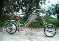 Xe đạp tự chế độc nhất của thợ cơ khí Nam Định
