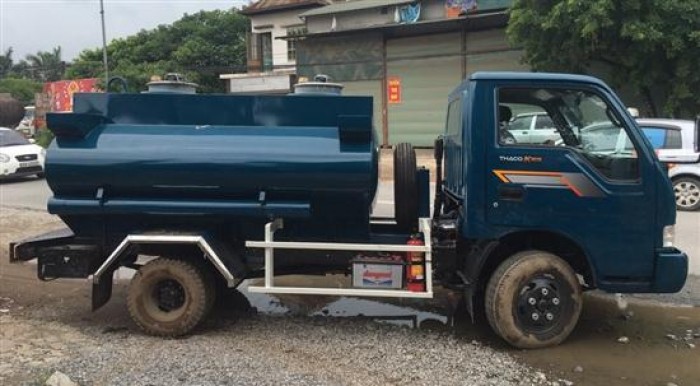 Xe ô tô xitec (xe bồn) chở xăng dầu 3khối (3000 lít) được đóng mới trên nền xe tải Kia-K165