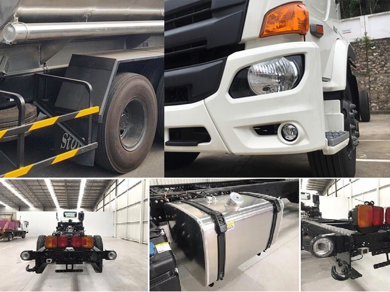 Giới thiệu xe chở xăng dầu bồn hợp kim nhôm 20 khối HINO FM8JN7A Euro4 3