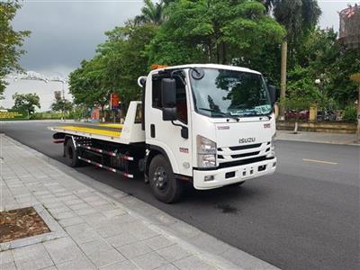 Xe cứu hộ giao thông 2 chức năng ISUZU NQR75M E5- SÀN TRƯỢT SÁT ĐẤT (Tải trọng 3450 kg)