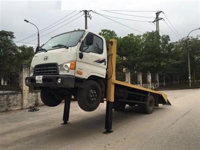 Xe tải nâng đầu chở máy công trình Hyundai HD99
