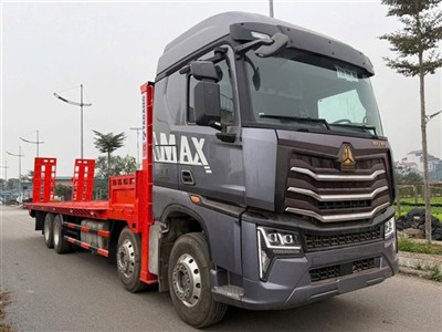 XE NÂNG ĐẦU CHỞ MÁY CÔNG TRÌNH HOWO MAX 4 CHÂN MÁY 400