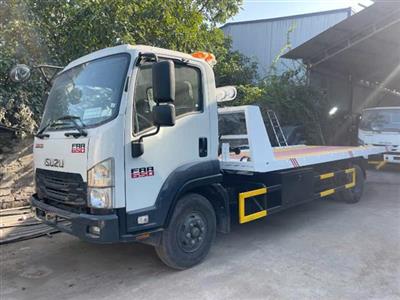 Xe cứu hộ giao thông 2 chức năng ISUZU FRR650 sàn trượt kéo chở xe