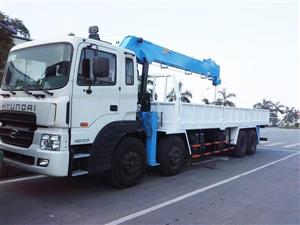 Xe tải Hyundai HD320 cẩu Dongyang 10 tấn SS2725LB