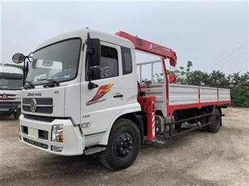 Giới thiệu Xe tải Dongfeng Hoàng Huy B180 gắn cẩu Unic 5 tấn