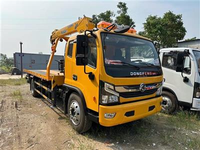 XE CỨU HỘ GIAO THÔNG DONGFENG GẮN CẨU XCMG 4 TẤN 4 ĐOẠN NHẬP KHẨU ĐỜI 2024