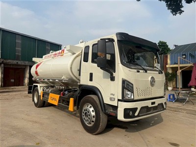 XE BỒN CHỞ XĂNG DẦU DONGFENG 12,5 KHỐI 3 KHOANG