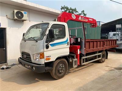 XE TẢI HYUNDAI NEW MIGHTY W11S E5 GẮN CẨU UNIC 3 TẤN 5 ĐOẠN URV375