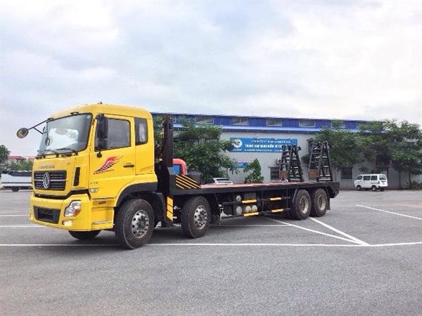 Xe nâng đầu chở máy công trình Dongfeng Hoàng Huy 4 chân tải trọng 16,3 tấn - ảnh 3
