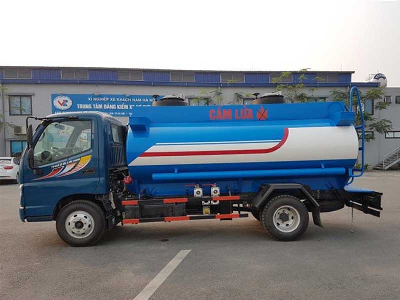 xe tải Thaco 5 tấn Ollin 500 E4 được phủ một lớp sơn tĩnh điện chất lượng cao